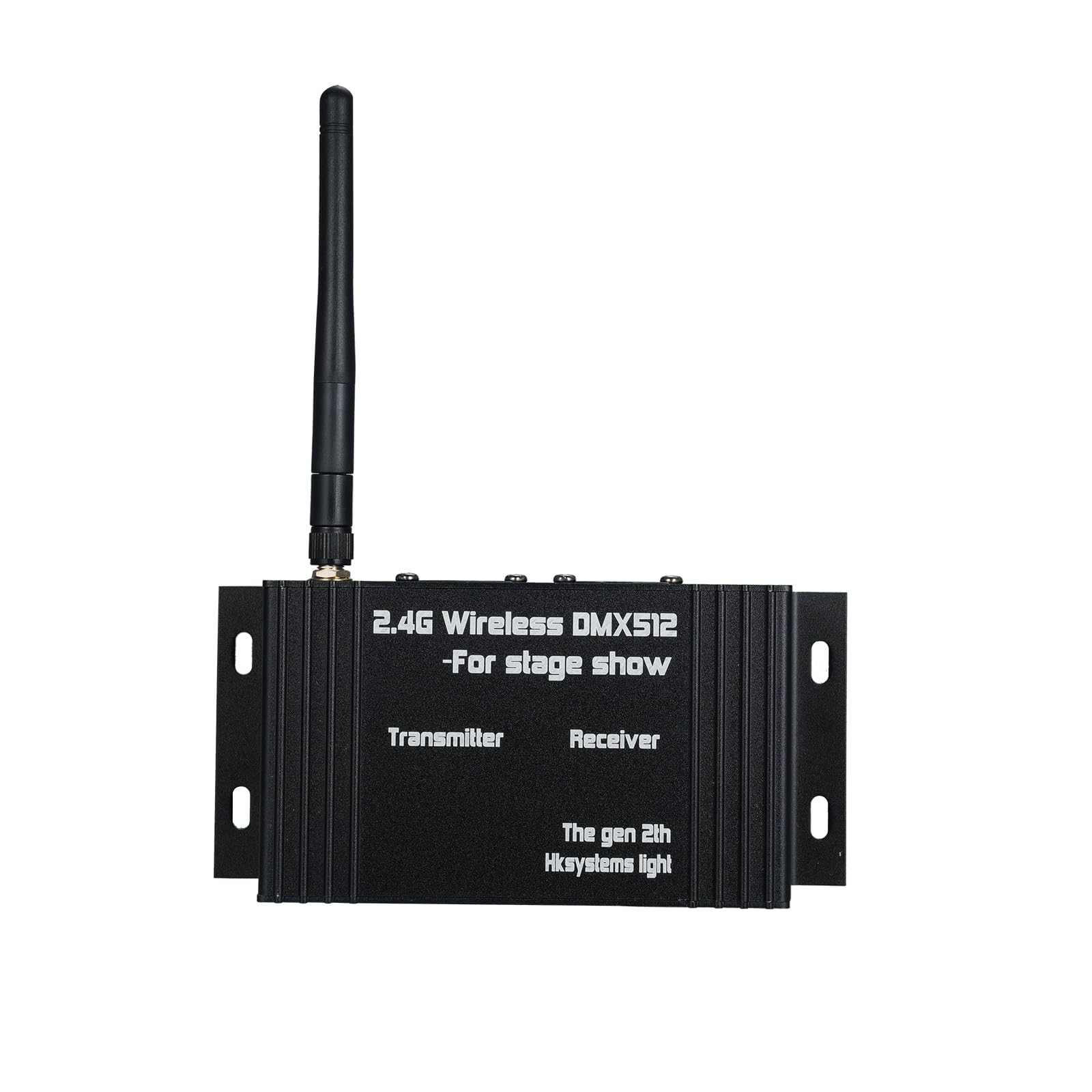 DMX512 2.4G Wireless Controller Transmitter Receiver LCD Display Power Adjust…