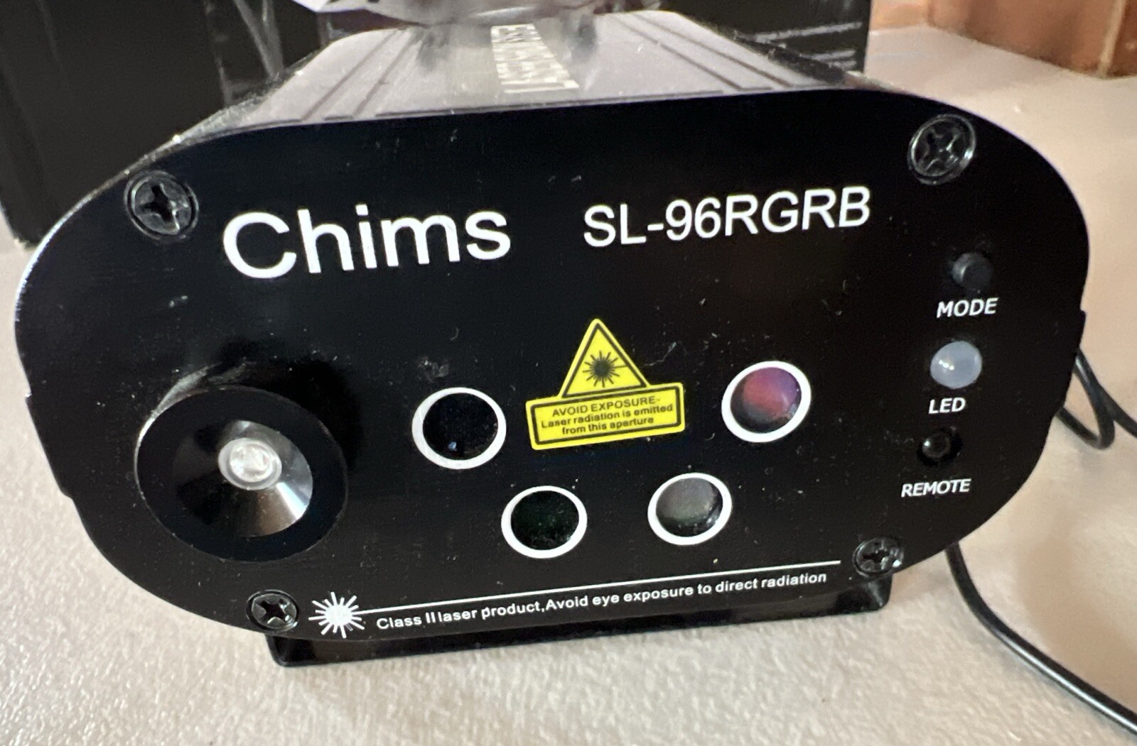 Chims DJ Light Show Projector Red Green Blue LED 96 Patterns (SL96RGB)