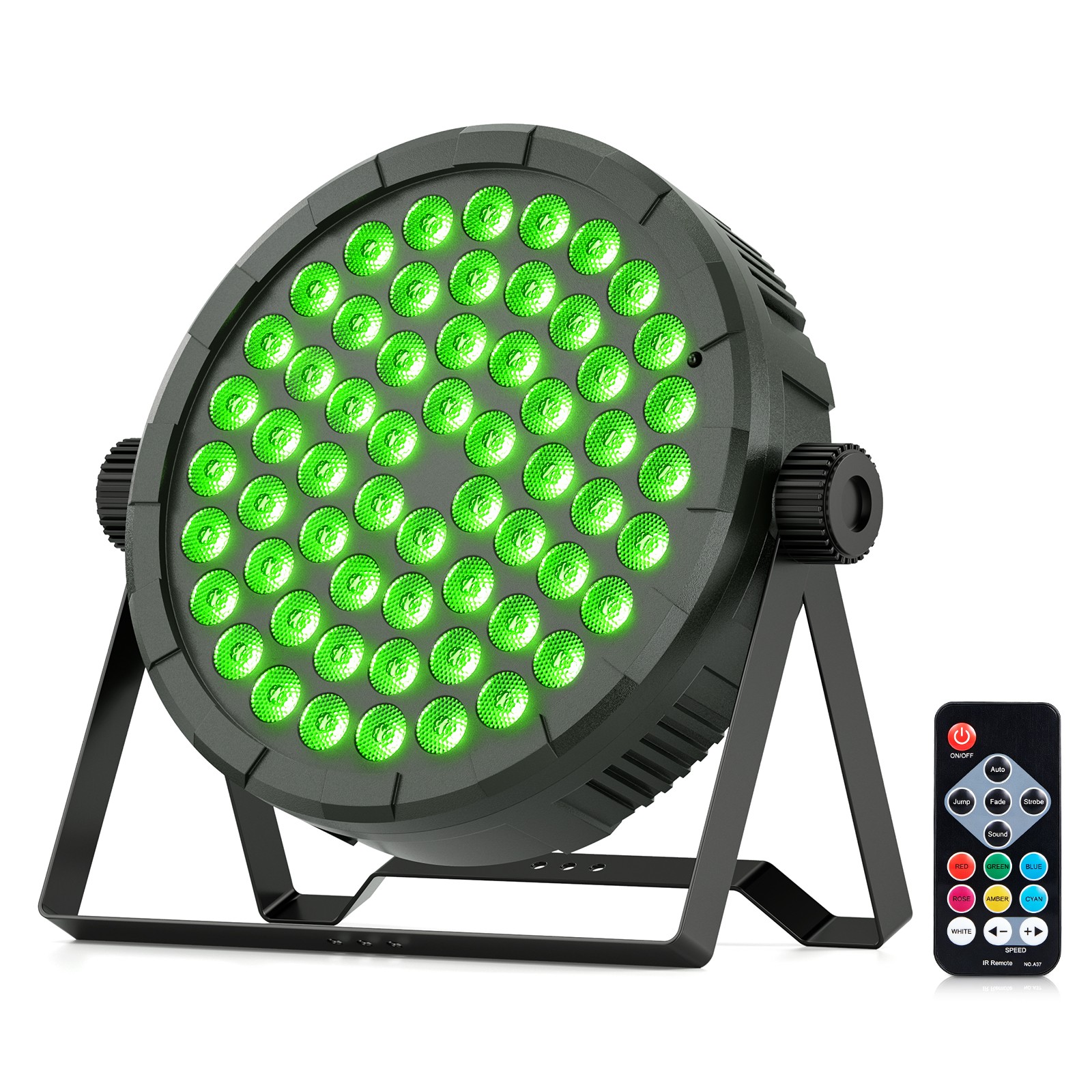 180W 60 LED Rechargeable Stage Par Light RGB Battery Powered Party Lights DMX