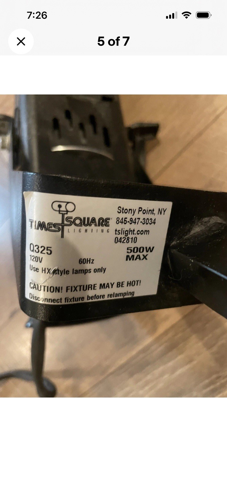 Vintage Theater Spot Lighting Town Square In Storage Over 25 Years Commercial
