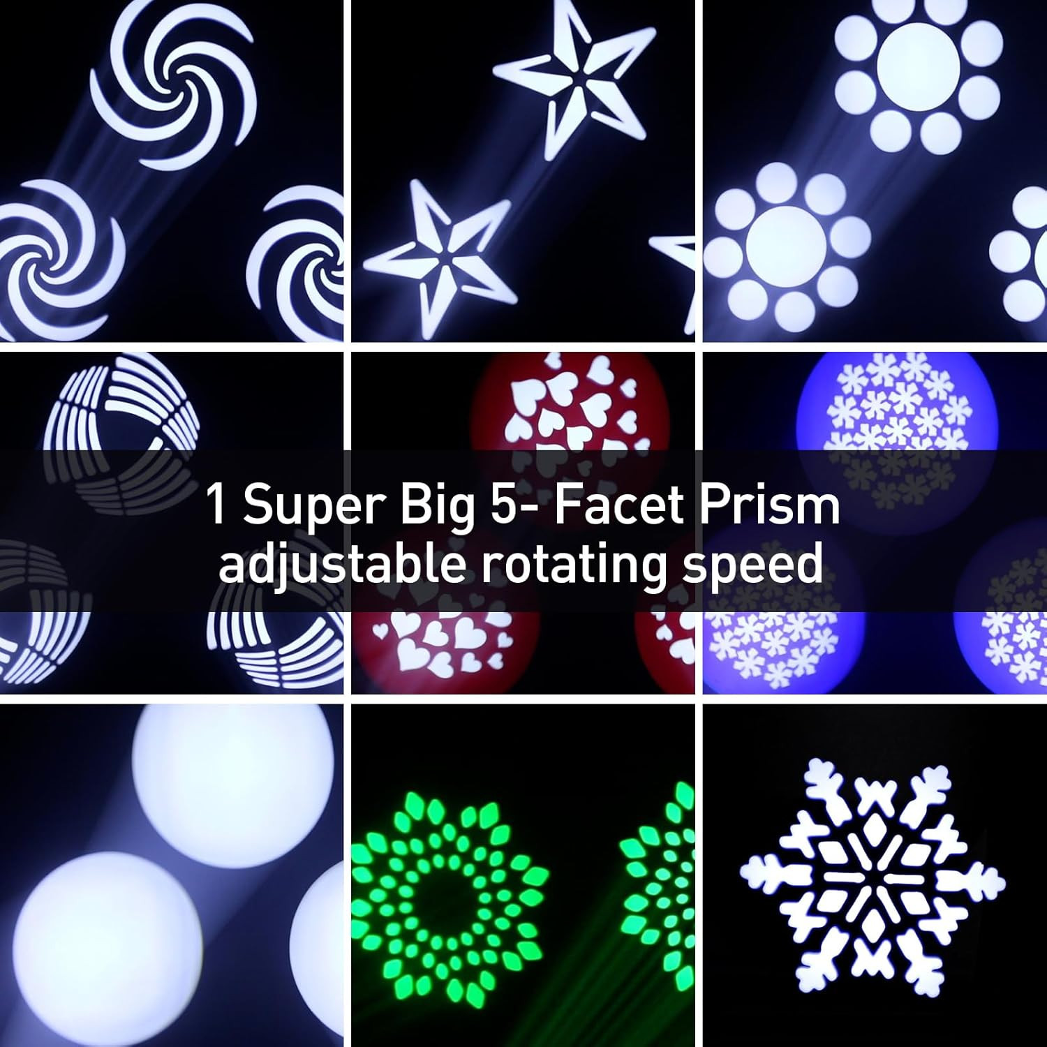 120W LED Moving Head Dj Lights 8 Colors 13 Gobos Spotlights Stage Lighting Stati