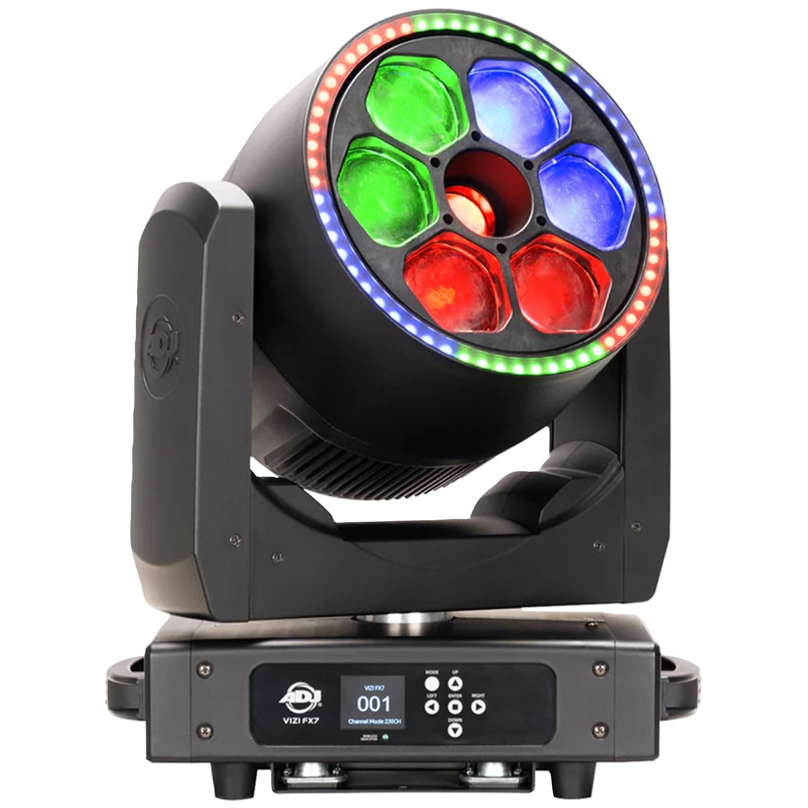 ADJ Vizi FX7 420 Watt RGBL Moving Head Beam Effect Wash Light Fixture