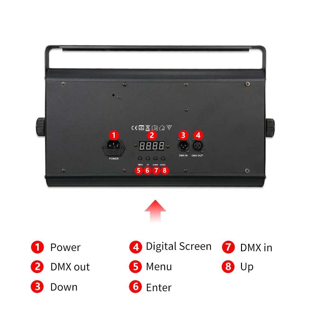 423pcs LED Video Panel Light DMX512 Warm/Cool White TV Studio Lighting Fixture