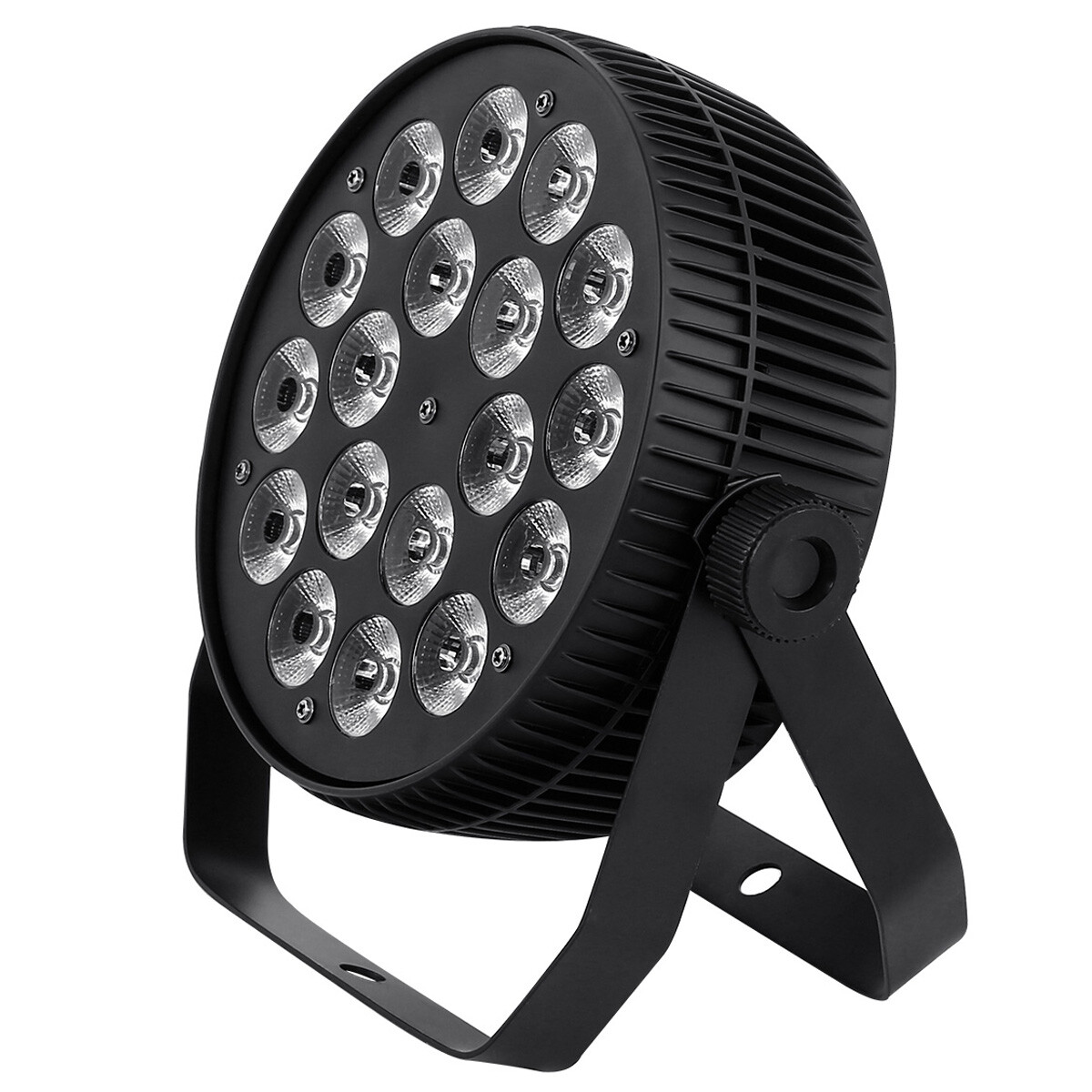 8PCS RGBWA LED Par 64 Light Aluminum DMX Stage DJ Par Can Disco Party Wash Light
