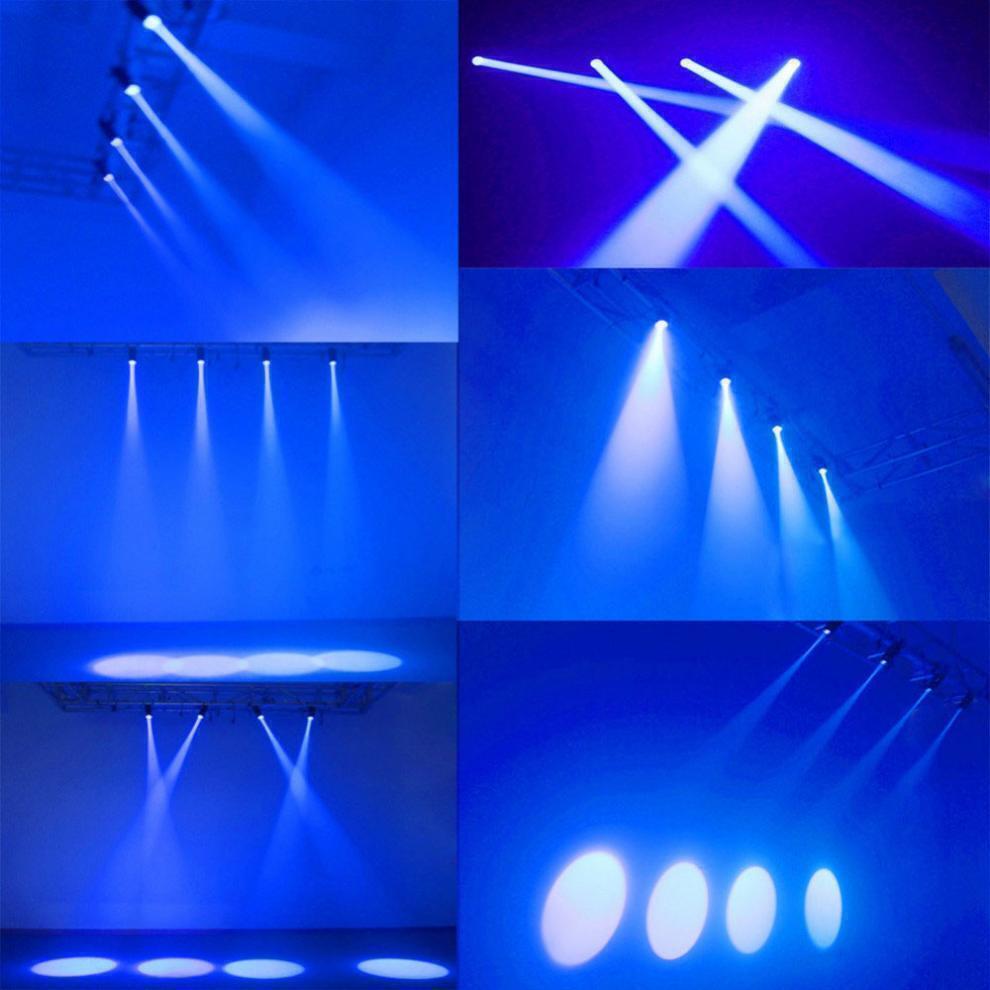 Blue LED Beam Pinspot Stage Lighting for DJ Disco Band Dance Party Bar Wedding