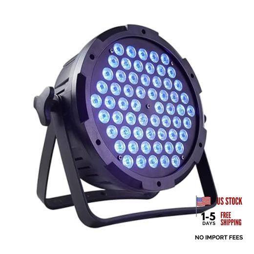 Stage Lights 60 LED DJ Par Lights 90W RGB Color Changing – Sound 1 pack