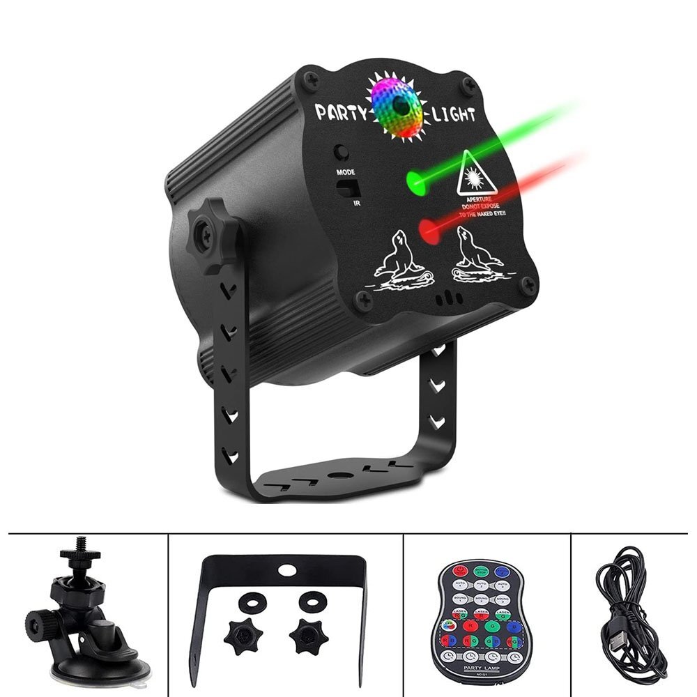 Party Stage Light Laser Projector LED RGB KTV DJ Disco Show Lighting 1024Pattern