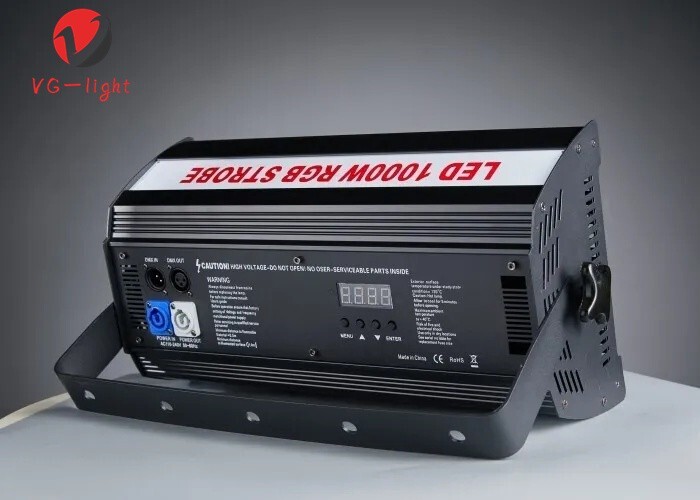 2PC Aluminum 1000w 8+8 Strobe Stage Flash Lighting RGBW LED Strobe Disco Light
