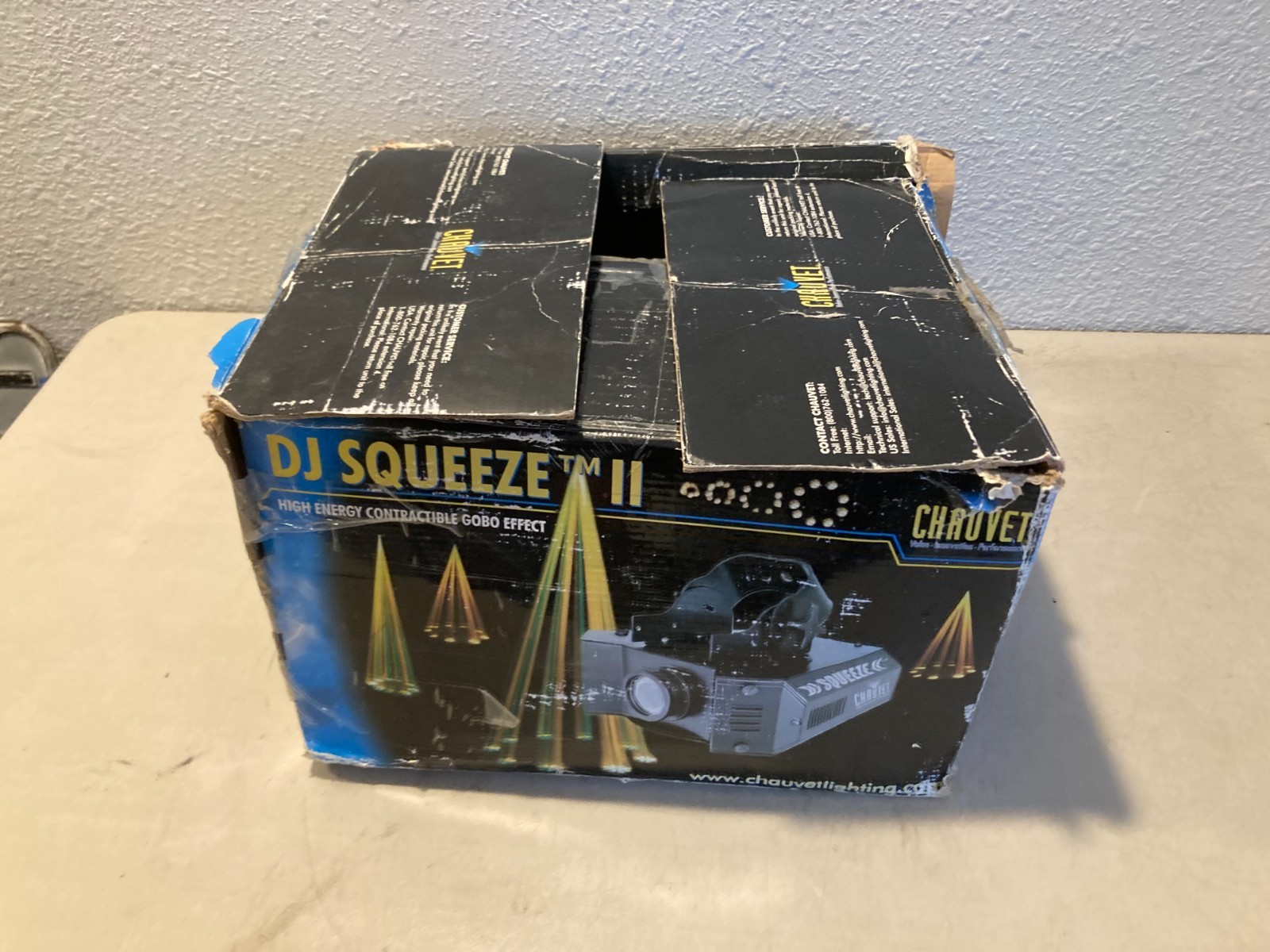 Chauvet DJ Squeeze II High Energy Contractible Gobo Effect Light Fixture Pro