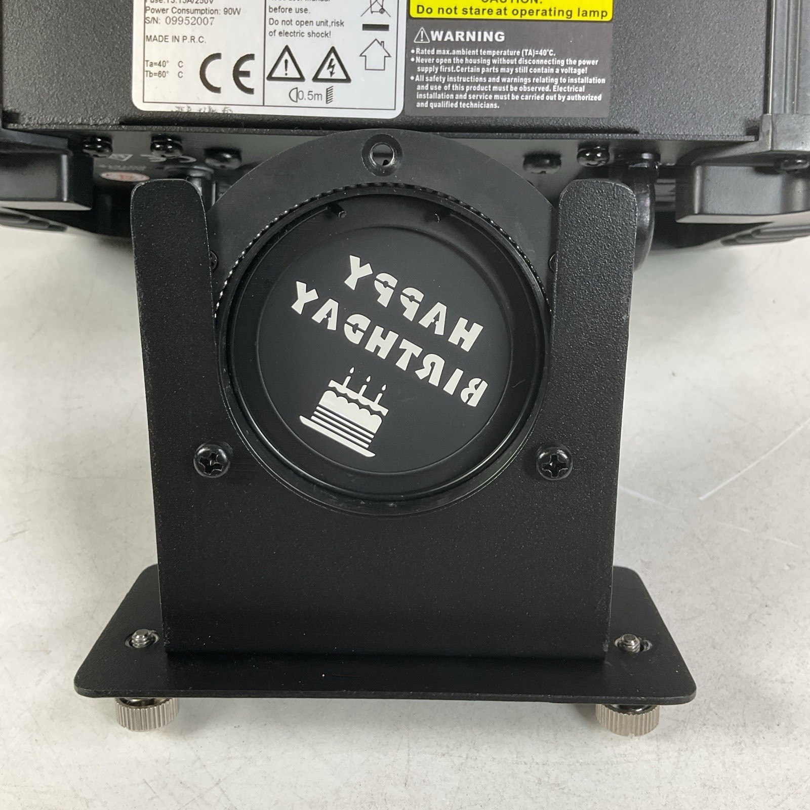 ADJ Ikon IR LED Gobo Projector With 4 Metal Gobos Tested Working