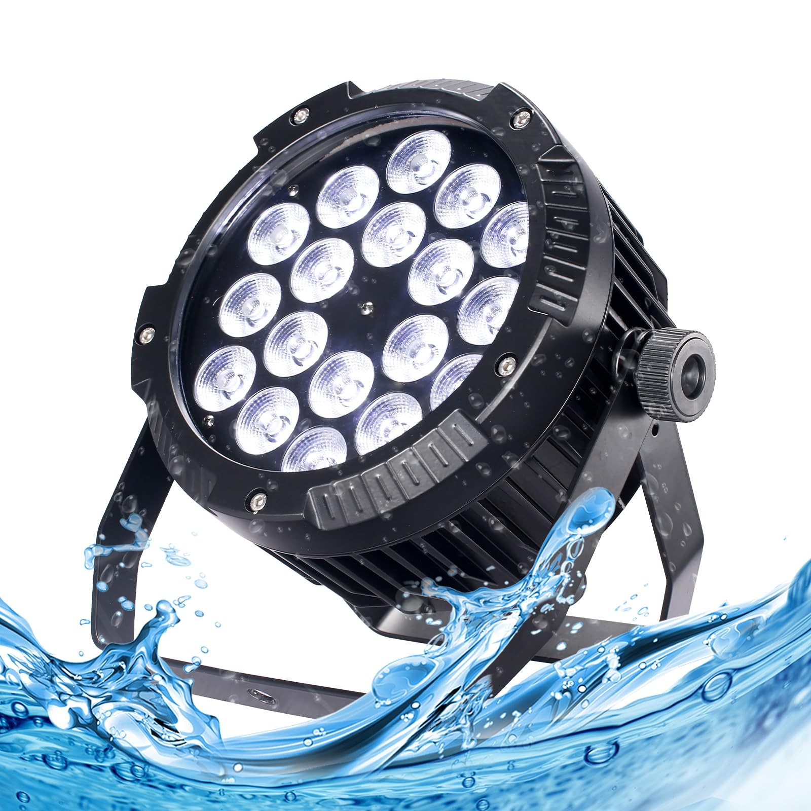 DJXFLI Outdoor Par Lights 1pc 4 Colors Mixed