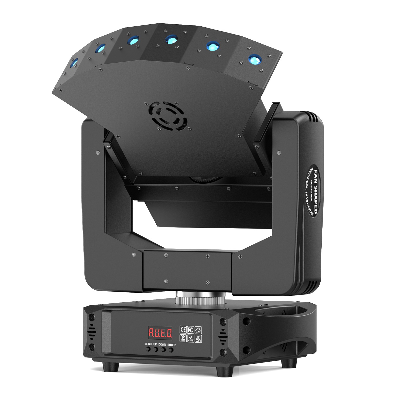6-Eyes Laser Stage Light 3-Axis Moving Head Beam Light DMX DJ Disco Party Bar