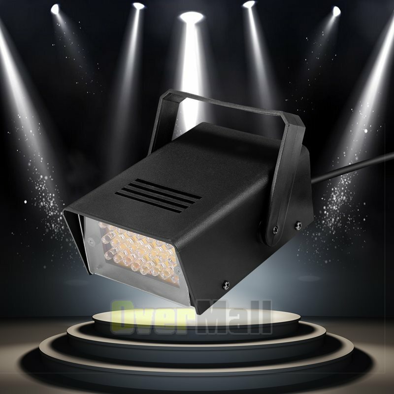 Indoor Mini DJ Light Flash Light 24LED Bulb Club Stage Strobe Light Party Disco