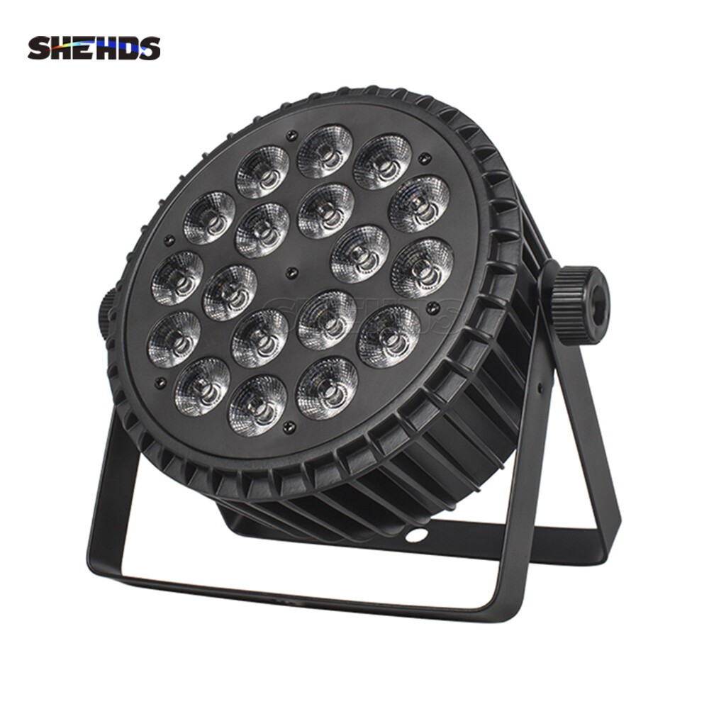 SHEHDS18x12W RGBW 4IN1 LED Aluminum Flat Par Lighting DMX Disco DJ Party Club