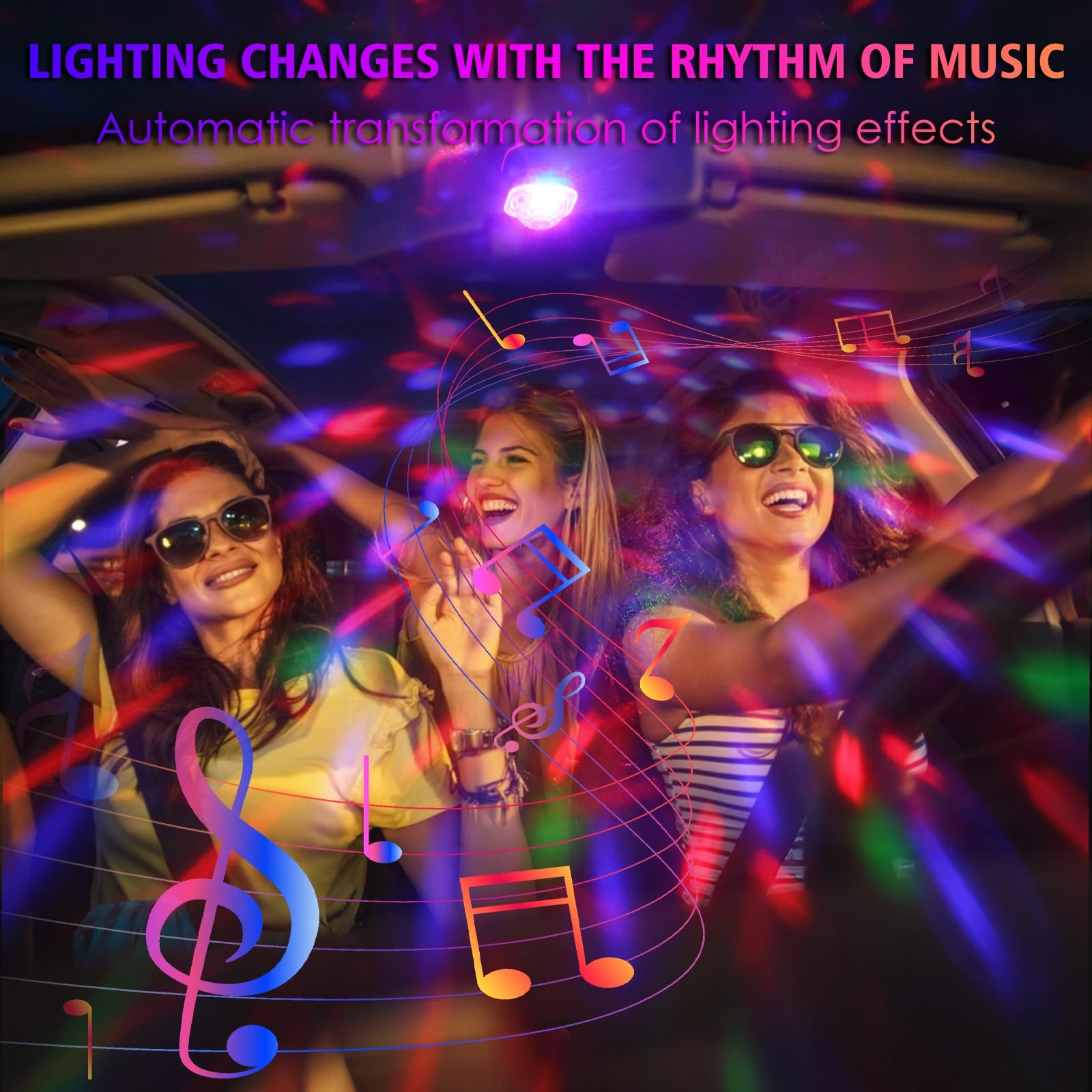 Disco Wristband , Multi-Color Sound Activated Party Light, Silicone, Modern S…