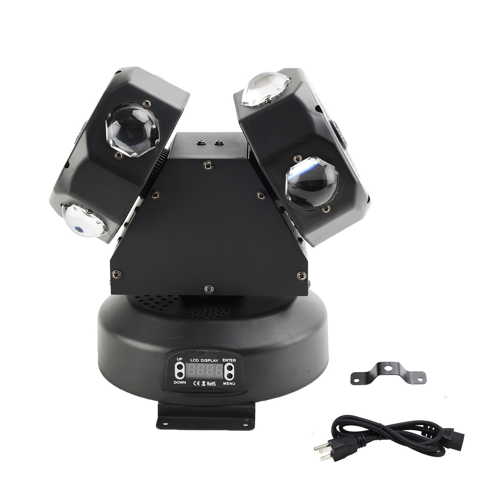 120W Moving Head Light 8 LED Rotating Beam Light RGBW Stage Light DJ Lighting #