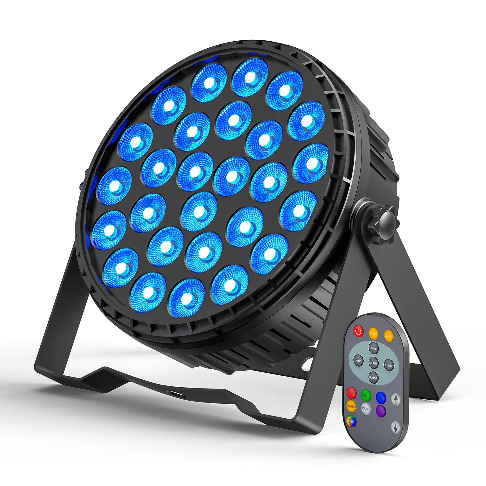 UKING 270W LED RGBW Stage Lighting PAR Light DMX Party Disco Light with Remote