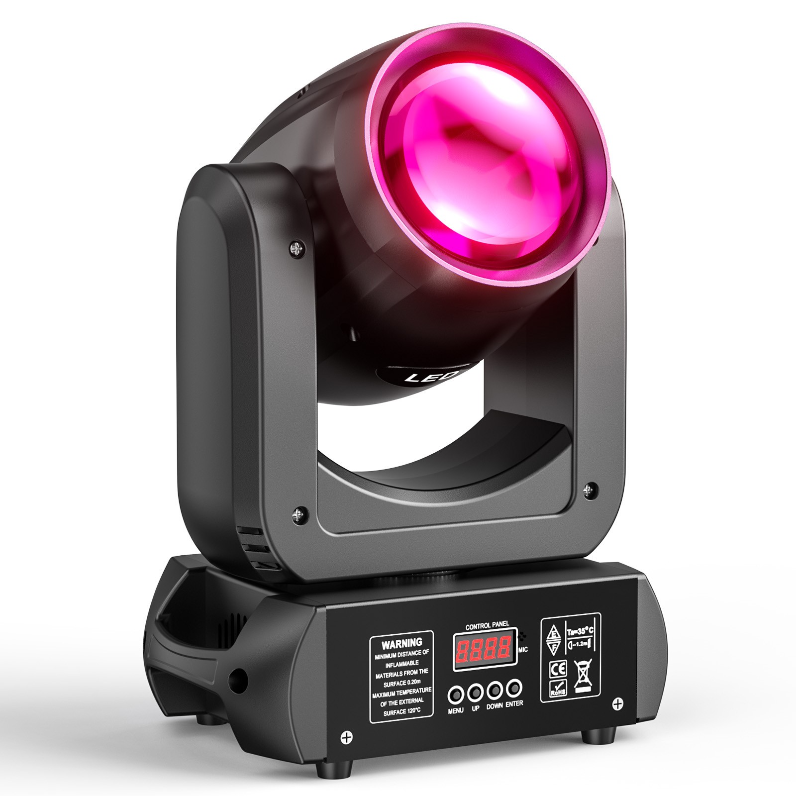 150W 18 Prisms Moving Head Lights 8 GOBO 8 Colors Beam Stage Light for DJ Party