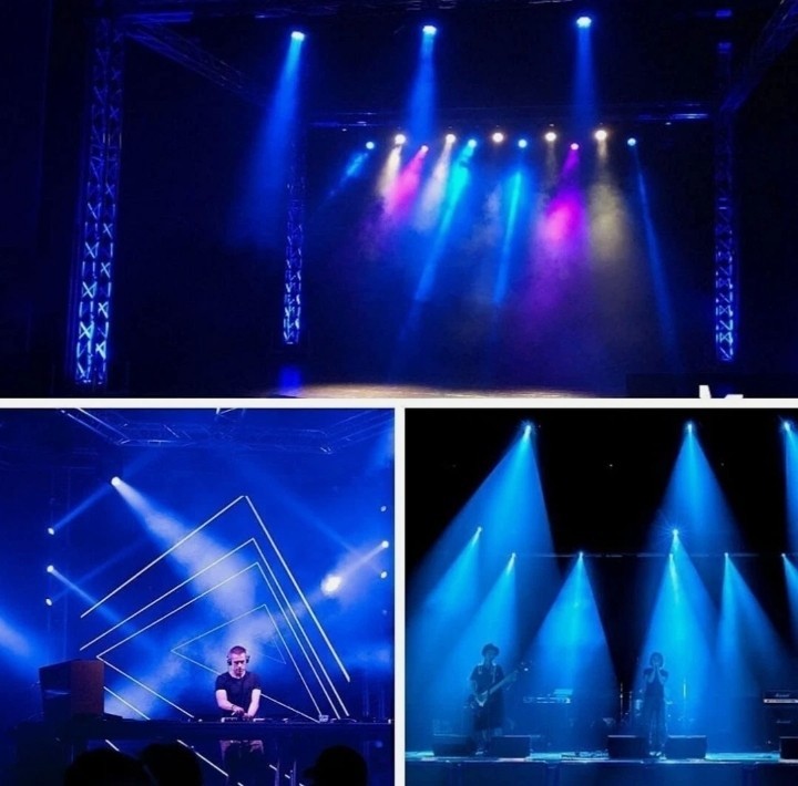 DMX Stage Lighting Kit 4Pack 100W COB LED Stage Light DJ Par Spotlight