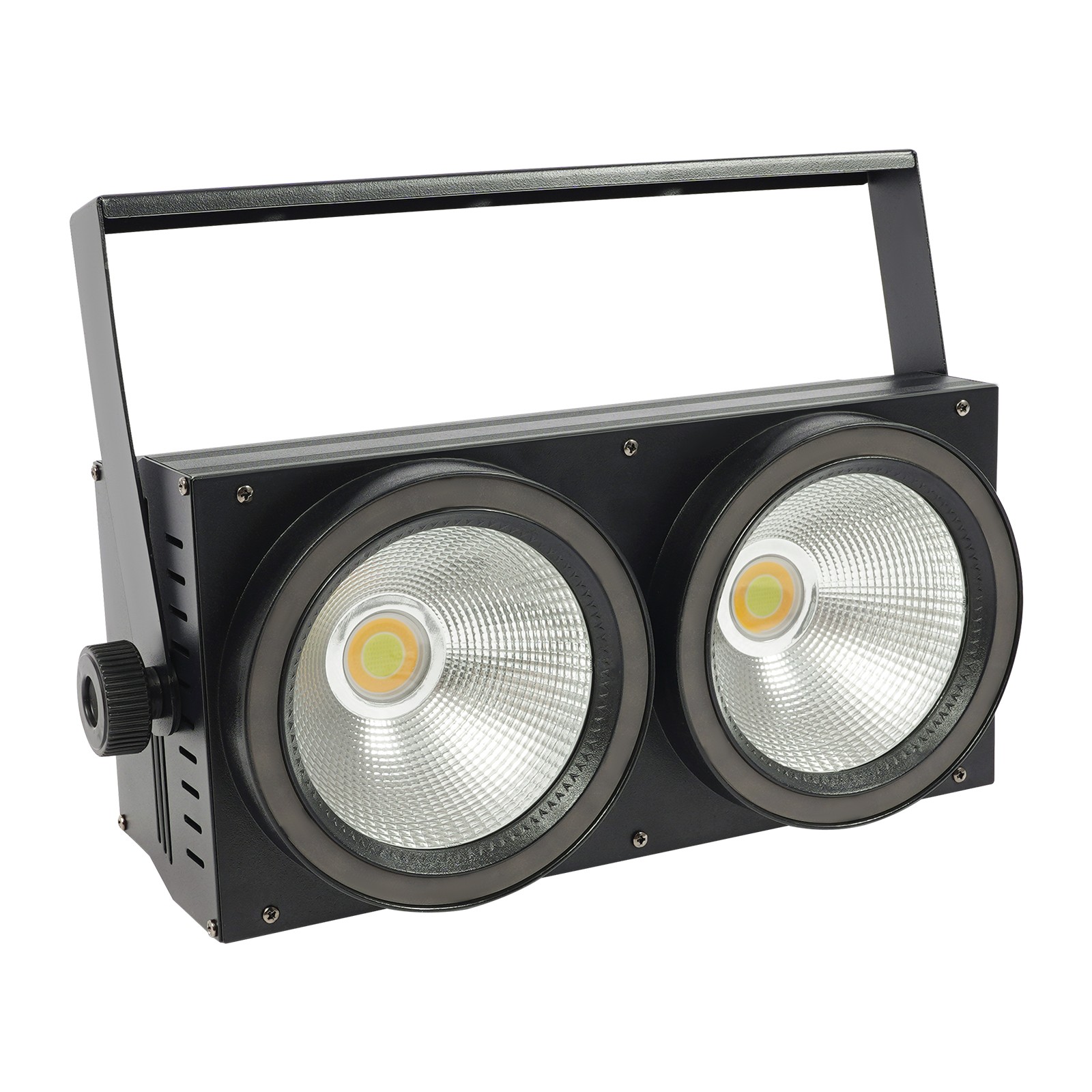 1pc 200W COB LED Par Light DMX Stage DJ Audience Blinder Light Warm+Cool White