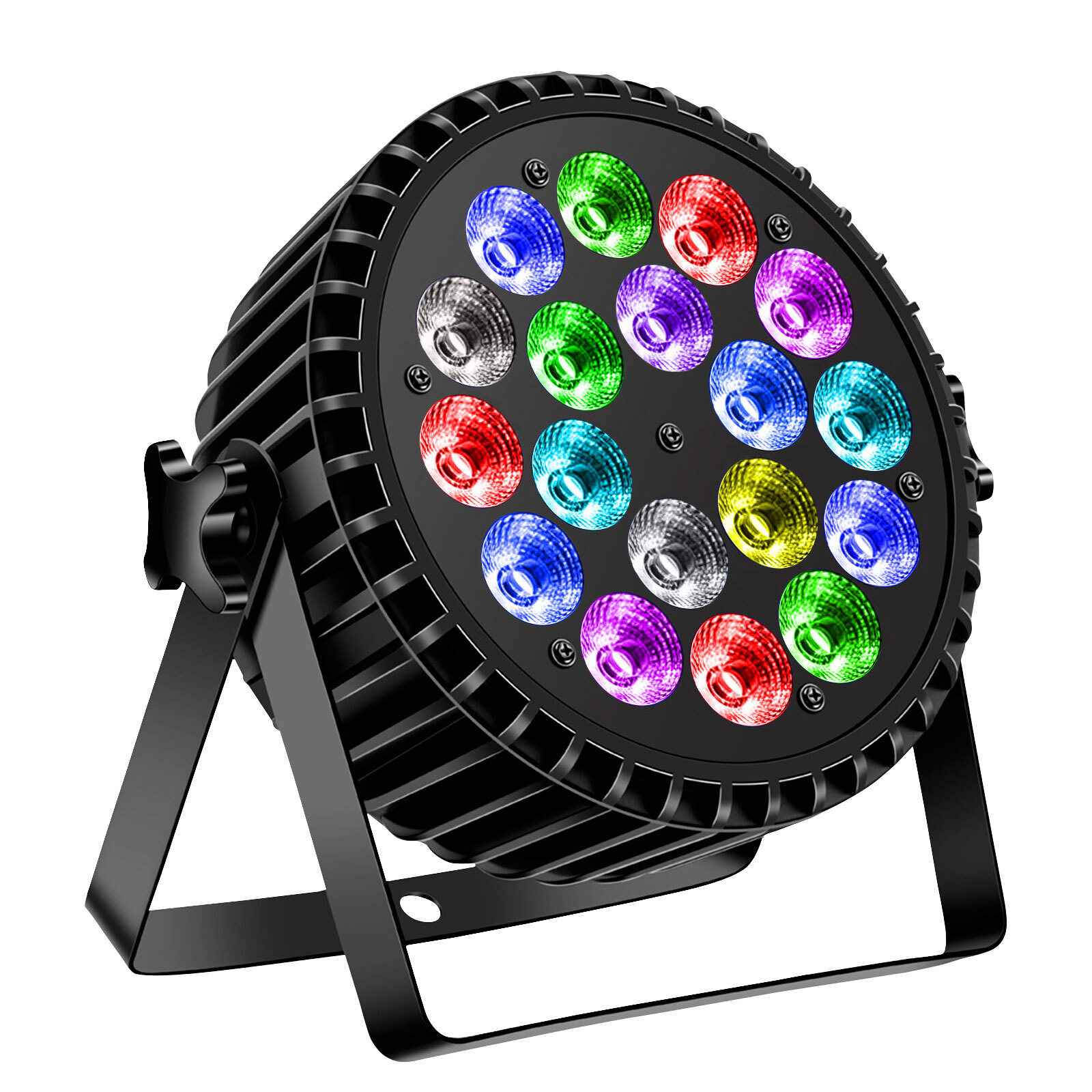 U`King 270W DMX RGBW 18 LED Wash Par Fixture Stage Lights Disco Party Disco Show