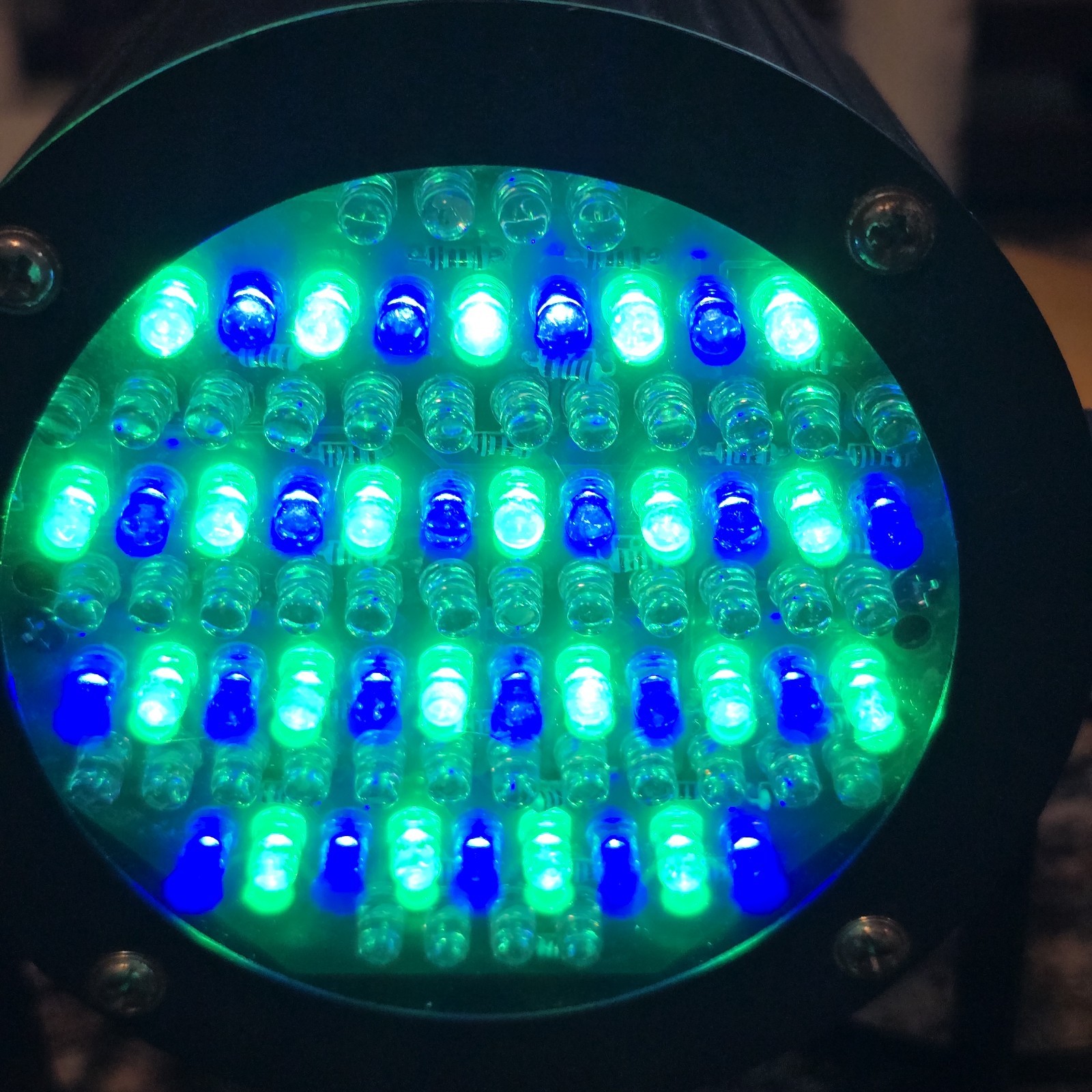 4.5″ 86 LED DMX controlled PAR Stage wash light Red Green Blue TESTED! READ!