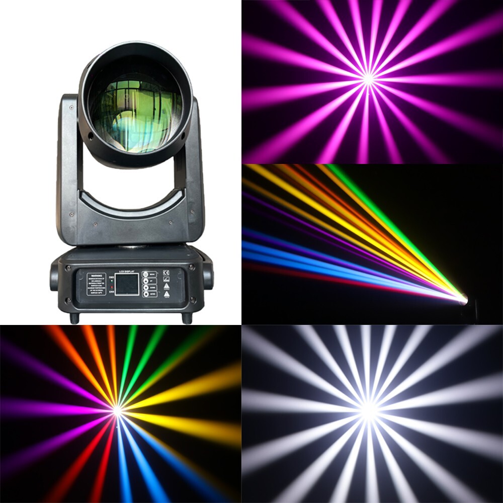 Rainbow Effect Sharpy 380W Moving Head Beam Light 3in1 Wash Gobos stage lighting
