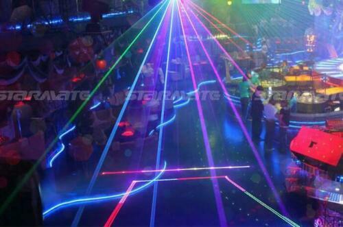 TOP DMX Full Color 3D Animation RGB 500mW Laser Beam DJ Christmas Stage Light KK