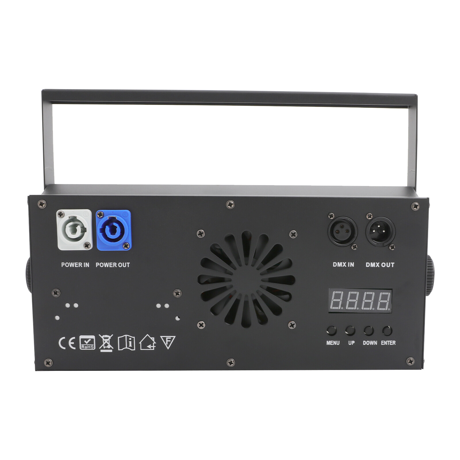 1PC 200W COB LED Par Light DMX Stage DJ Audience Blinder Light Warm +Cool White
