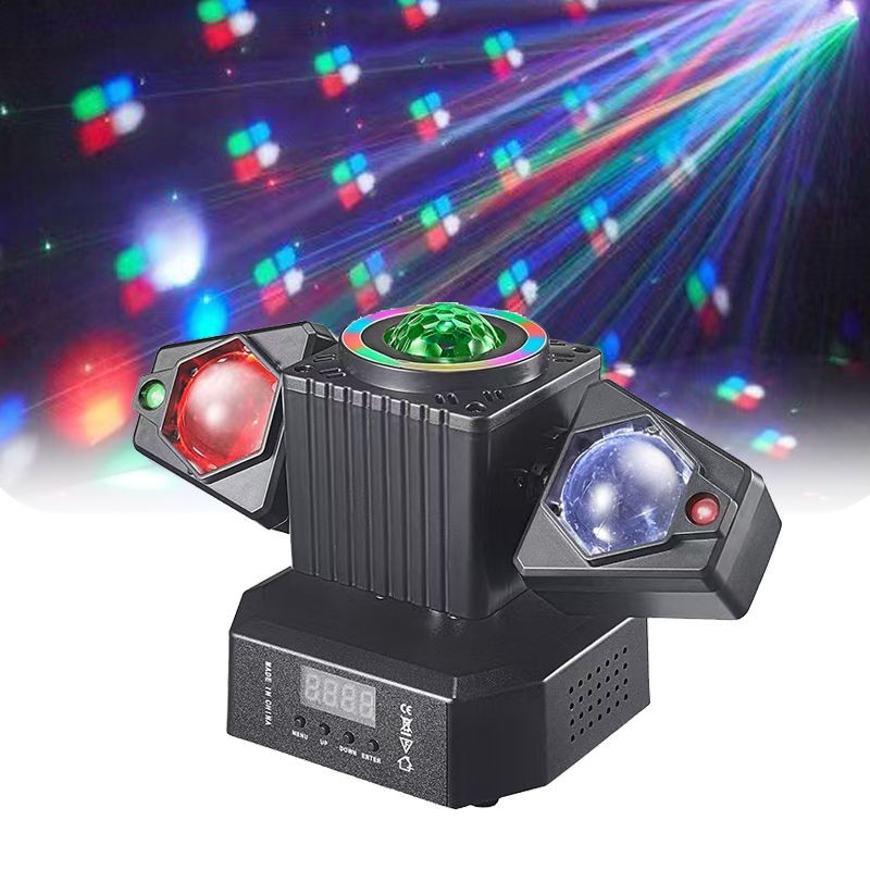 50W Laser RGBW LED Moving Head Light Disco Stage Lighting Beam DMX512 Party DJ