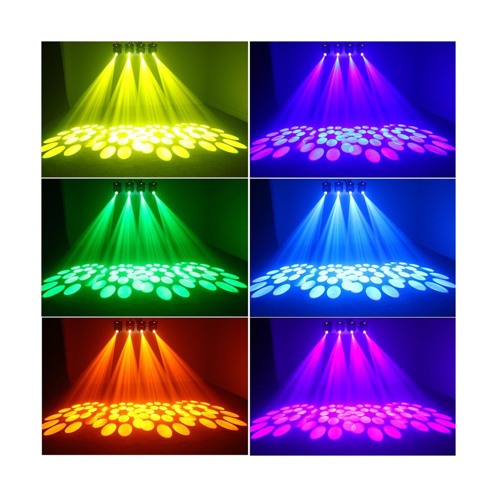 1Pcs Moving Head LED 100W Beam DMX Stage Light with 8 Colors 8 Gobos Rotating…