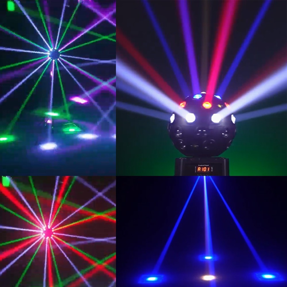 Remote Control DJ Lighting 150W LED Moving Head Beam Stage Light RGB Magic Ball
