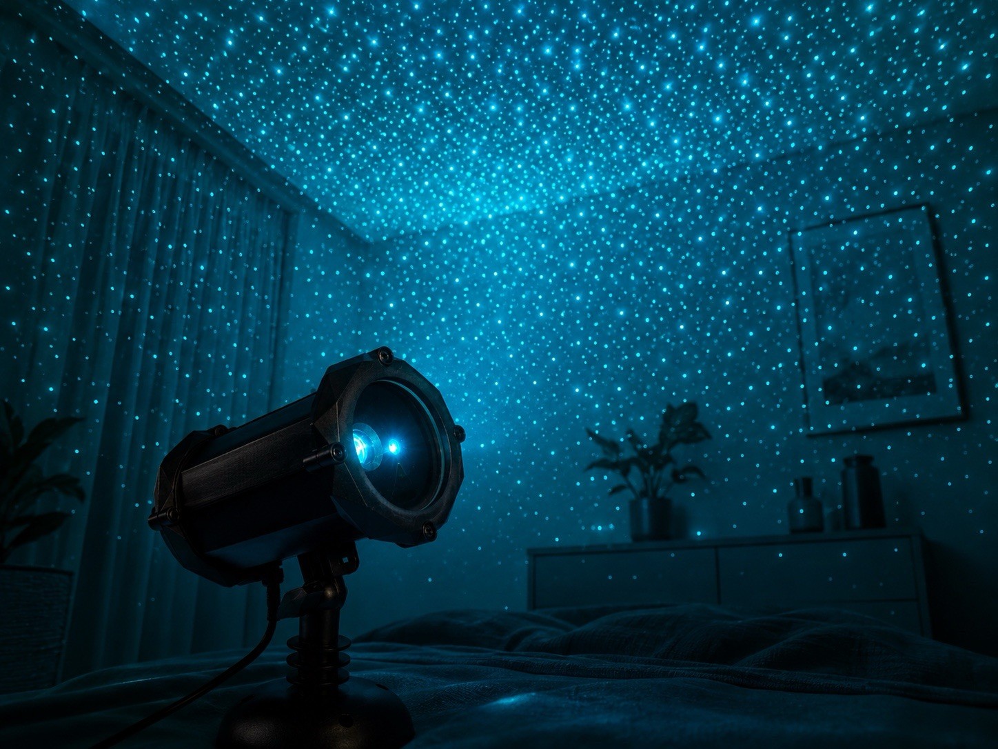 Outdoor Portable Firefly Starry Laser Light Night Star Laser Projector DJ KTV FX