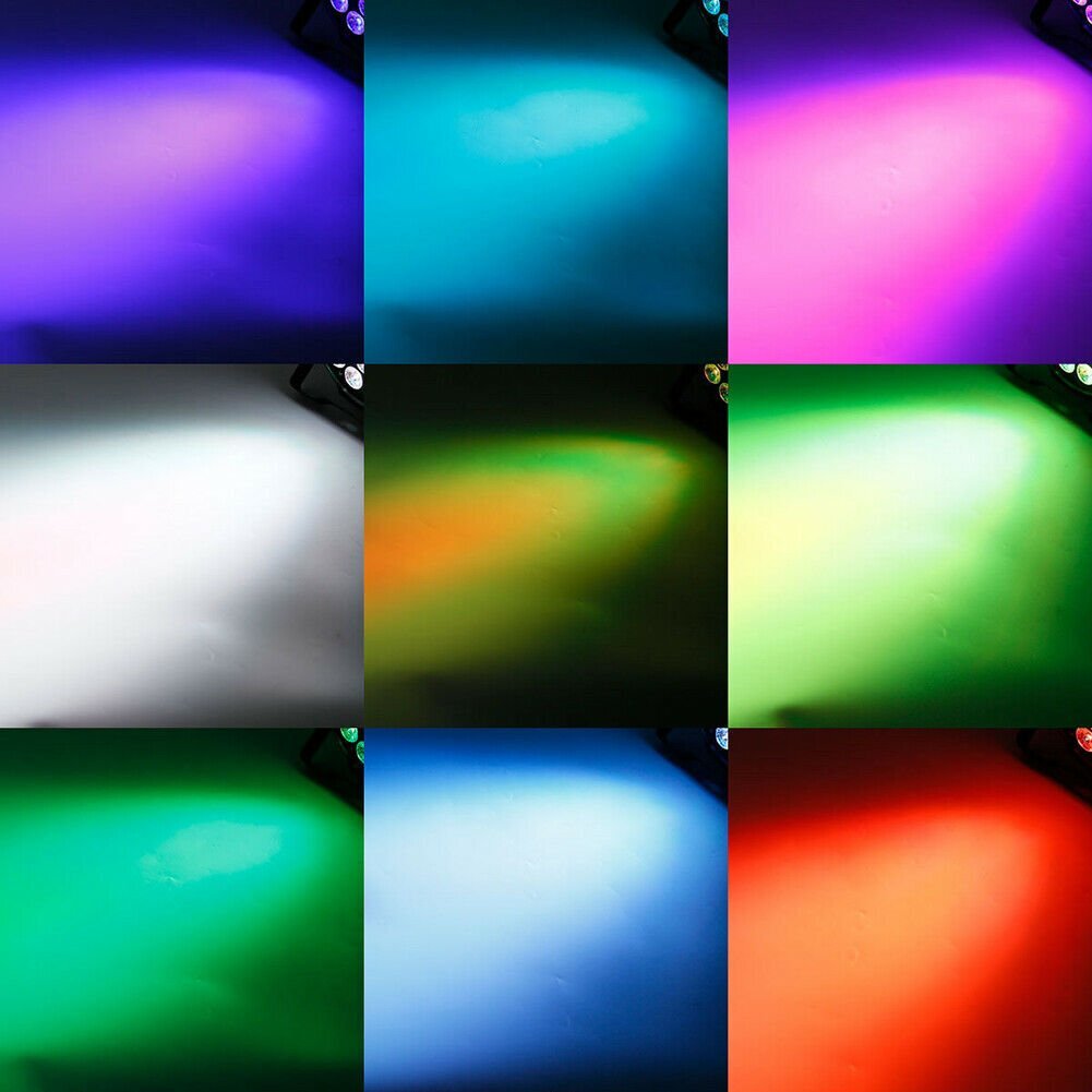 10PCS Par Stage Light 270W RGBW 18 LED Strobe Beam DMX512 DJ Disco Party Show