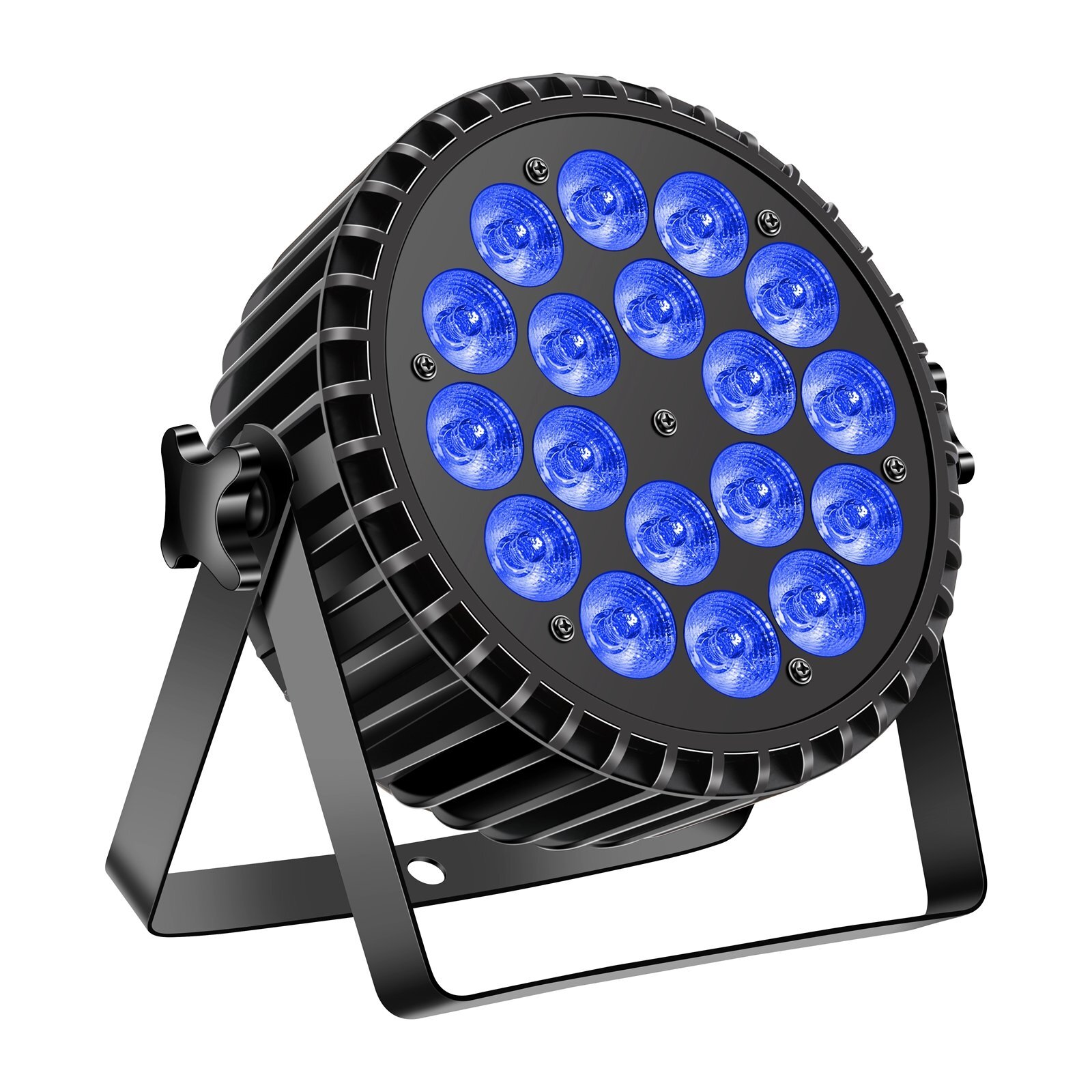 2PCS U`King 200W DMX RGBW 18 LED Par Stage Lights DJ Party Disco Show Lighting