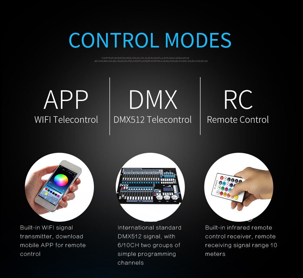 SHEHDS LED 6x18W Wifi APP Wireless Remote Control RGBWUV 6in1 Battery Par Light