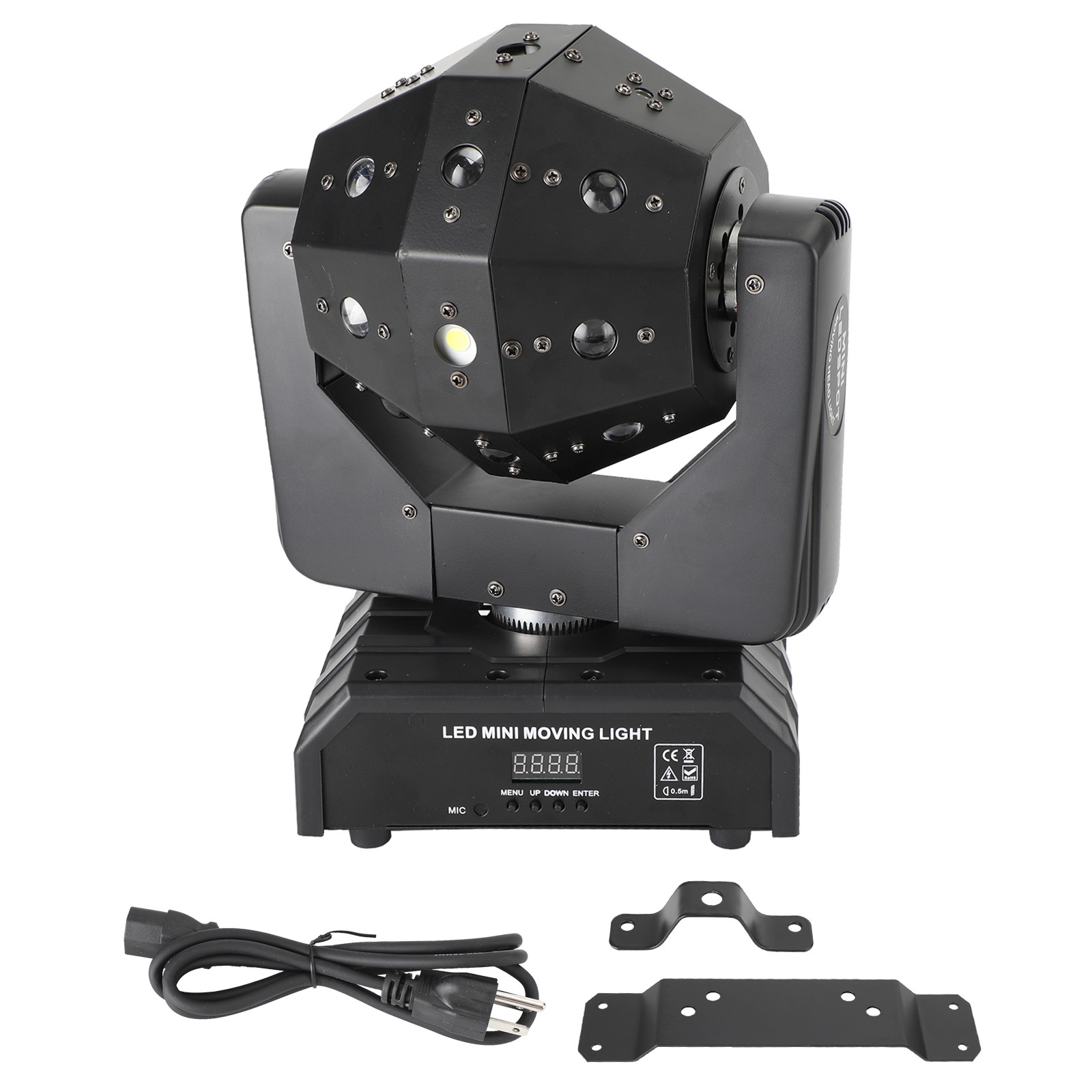 RGBW 3In1 LED Laser Moving Head Stage Light DMX DJ Disco Party Effect Lighting