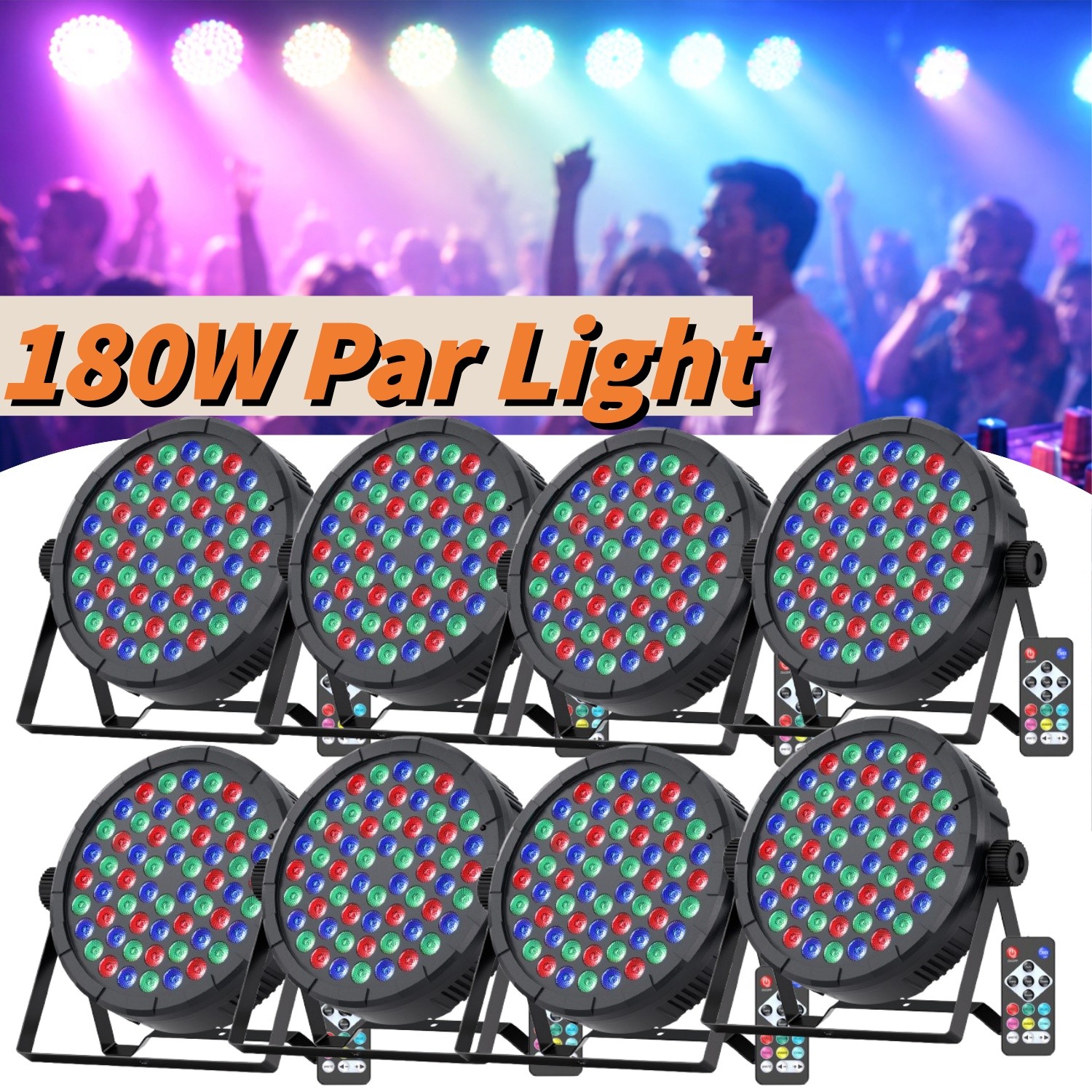 60LED 36W Par Stage Light RGB DMX Club Party Show Disco Lighting PAR Lighting