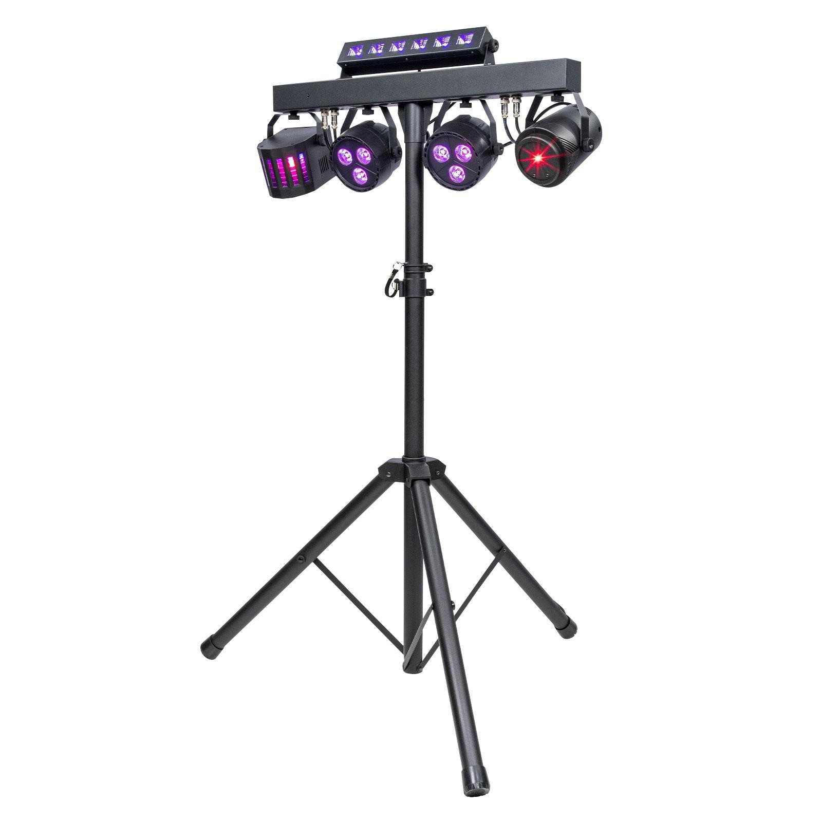 ColorKey PartyBar FX Compact Multi-Effect Par Derby DJ Stage Lighting System