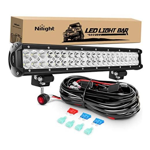 – ZH006 LED Light Bar 20 Inch 126W Spot 20Inch 126W Lights + Wiring Harness