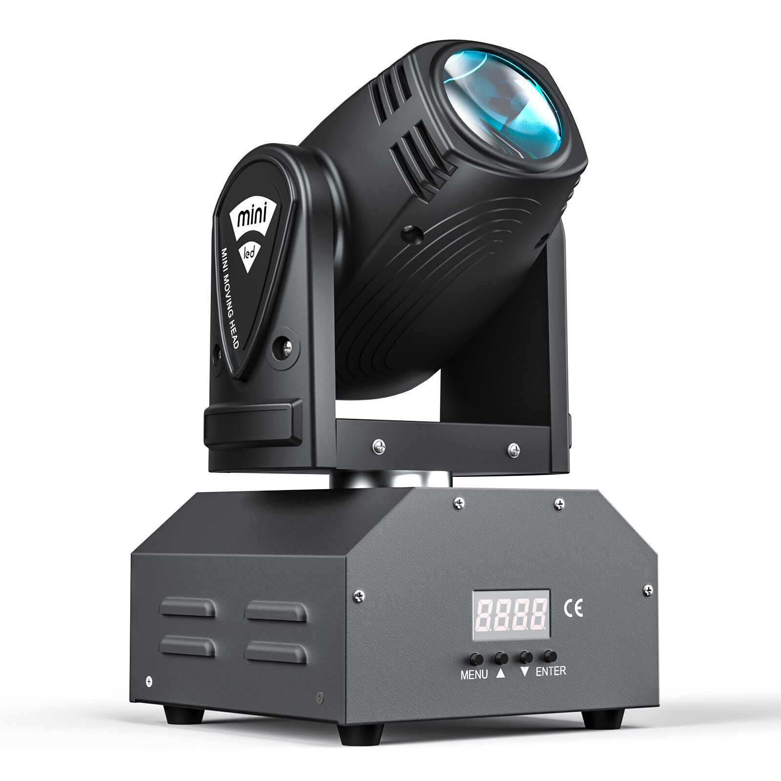 4PCS 100W Mini LED Moving Head Light RGBW 4in1 Gobo Beam Stage DMX Spot Lighting