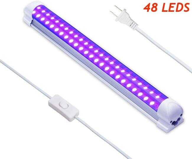 LED UV Black Light Fixtures 395nm Light Bar Strip Party Club DJ Lights Lamp US