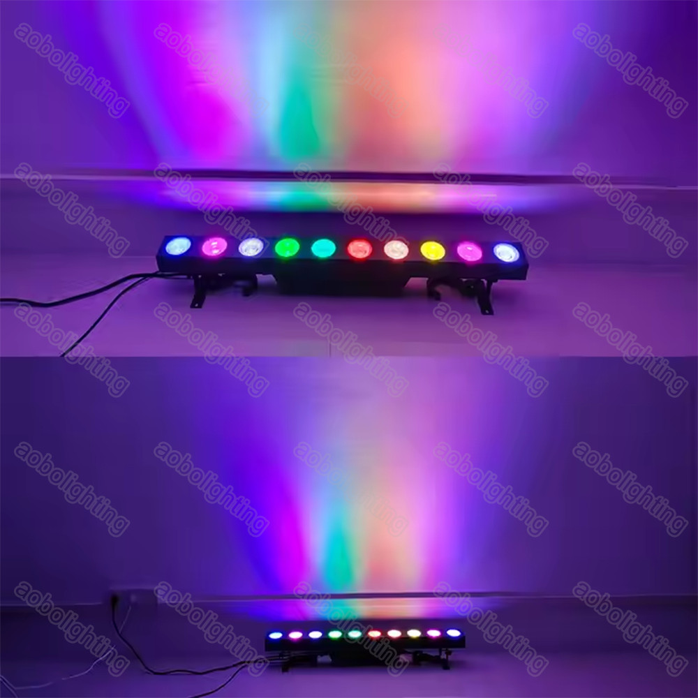 IP65 10*50W RGBW 4IN1 Pixel LED COB DMX Led Wall Wash Light Dj Disco Linear Bar