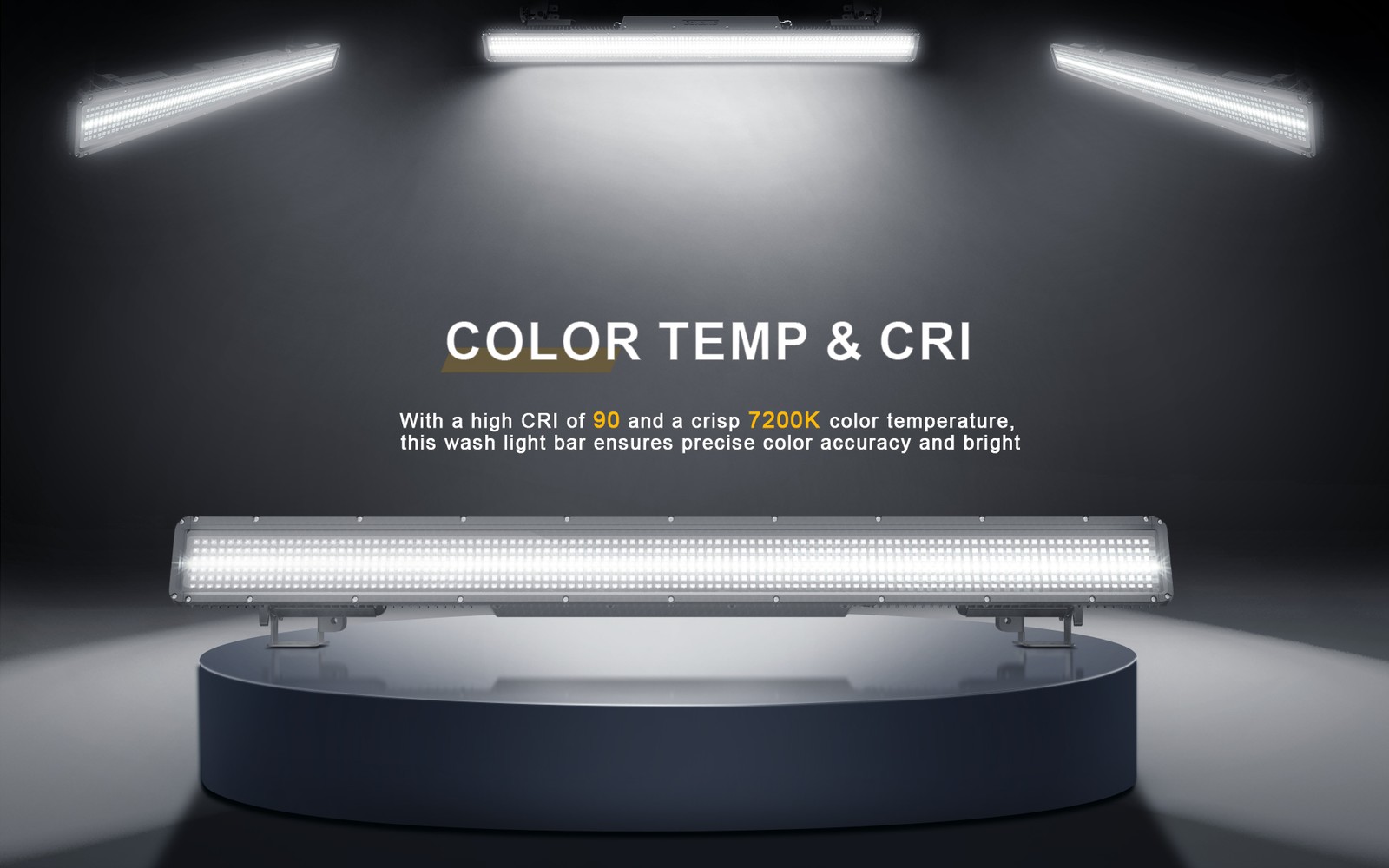 SHEHDS IP65 250W Strobe RGB Wall Wash Light LED Waterproof Concert Club Disco