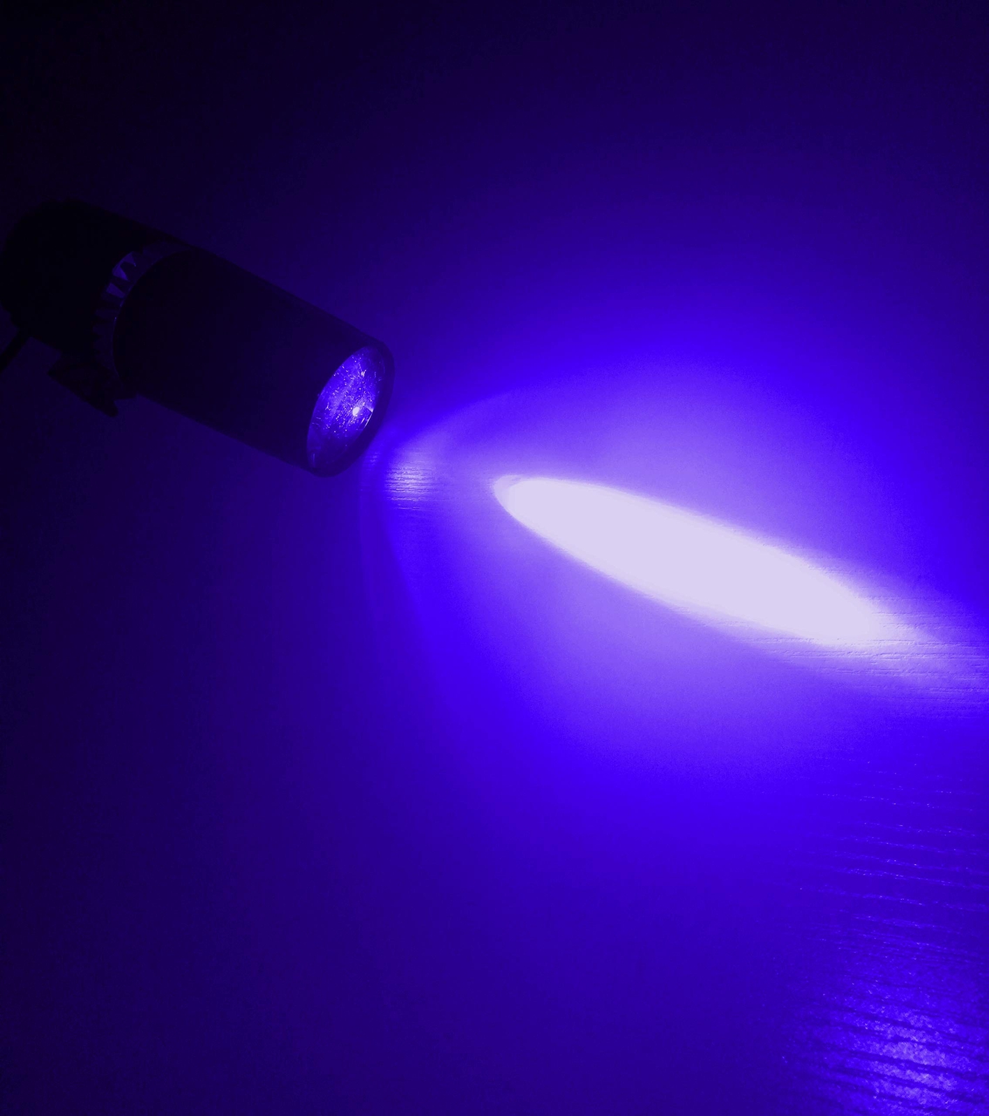 LED pinspot Stage Light- SENLAN 9W RGB 3-in-1 Beam Light by IR Remote Control…