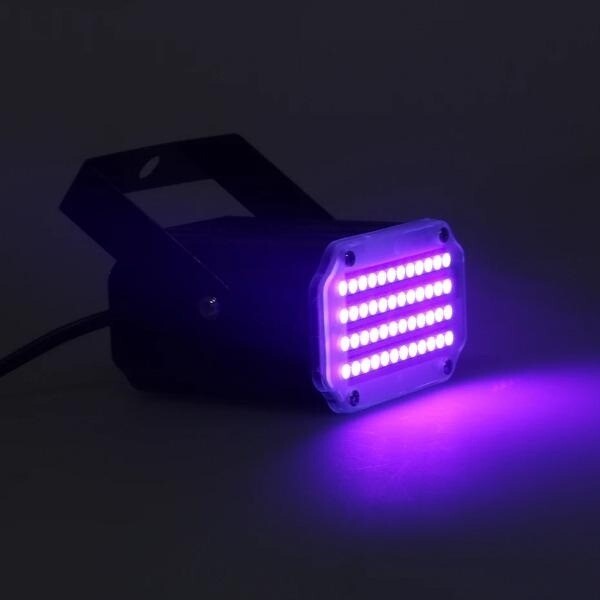 48 RGB UV LED Disco Stage Light Effect Party Strobe Lights with Remote Control