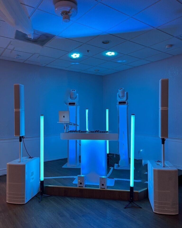 4pcs with bag Wireless Battery Pixel Tube 360 Degree Led Tube Dj Light wedding