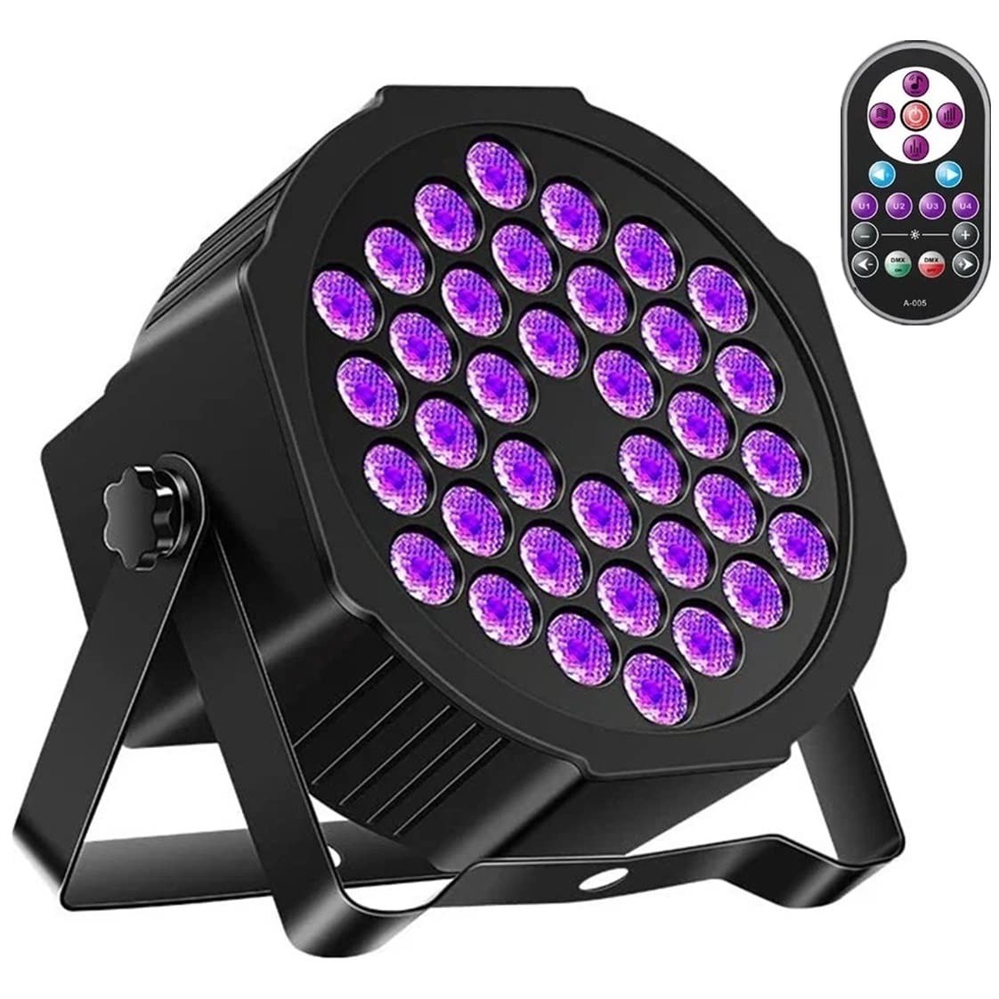 Black Lights for Glow Party 72W UV 36LED Blacklight Glow in The Dark Black Li…
