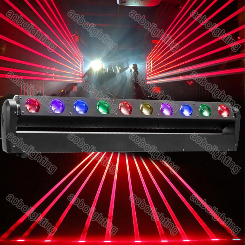 10PCS 40W RGBW LED Matrix Beam Moving Head LED Pixel Bar Disco DJ Stage Lights