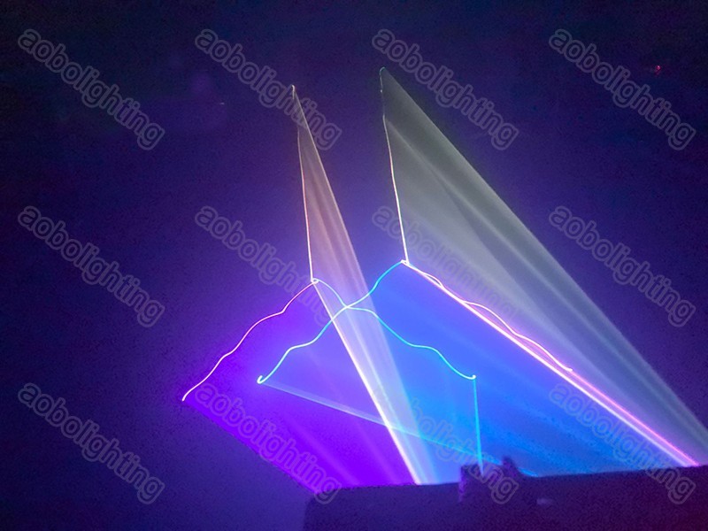 Party Stage Light Laser Projector Dual Head 500mW RGB KTV DJ Disco Show Lighting